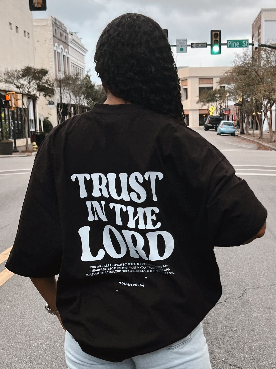 Oversized Trust in the Lord Tee