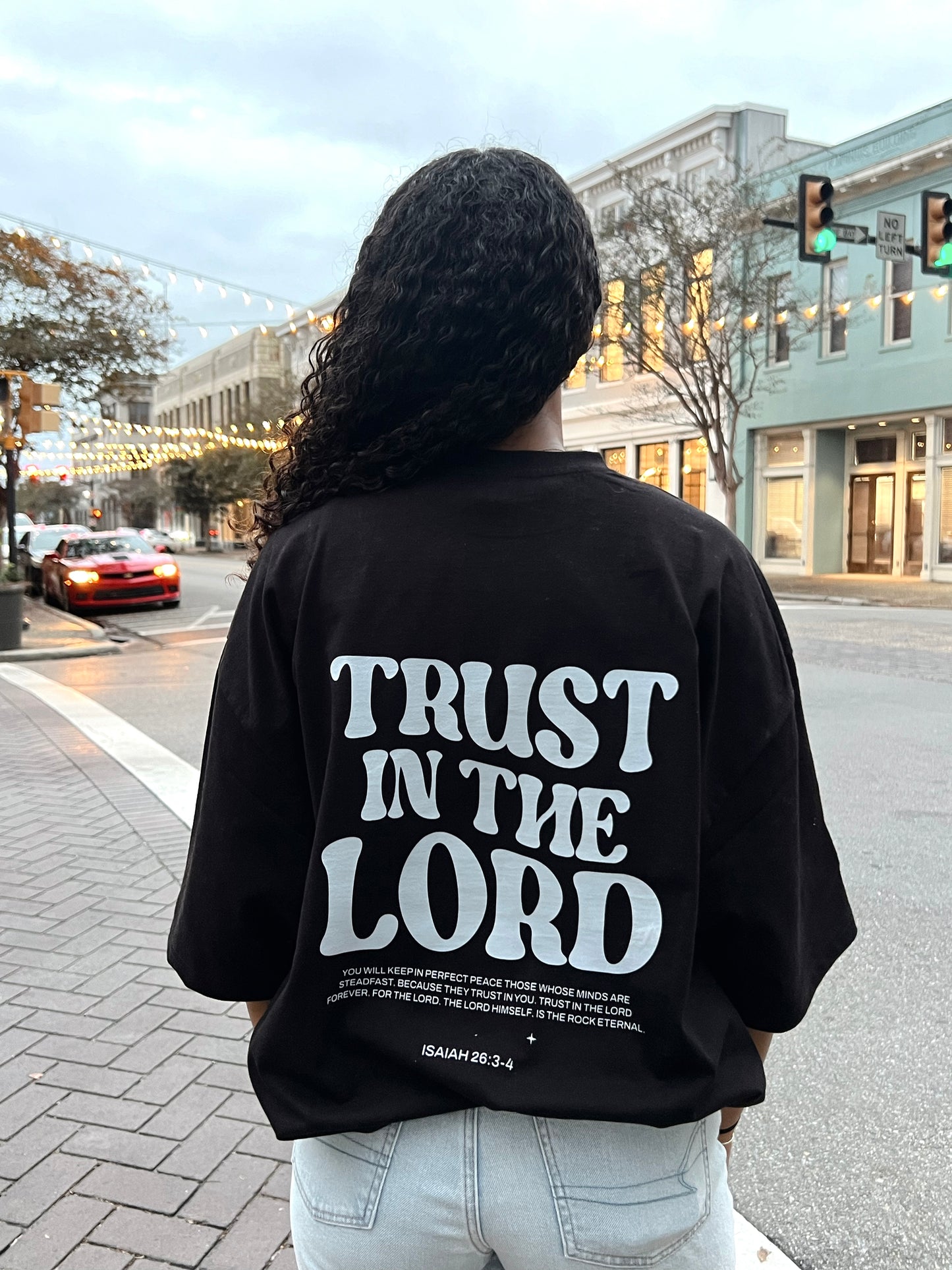 Oversized Trust in the Lord Tee