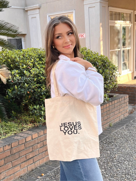 Jesus Loves You Tote