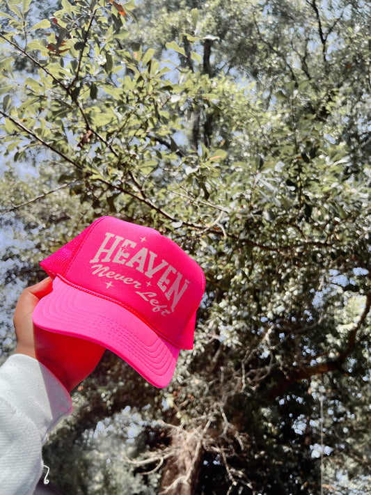 Hot Pink Make Heaven Crowded Trucker