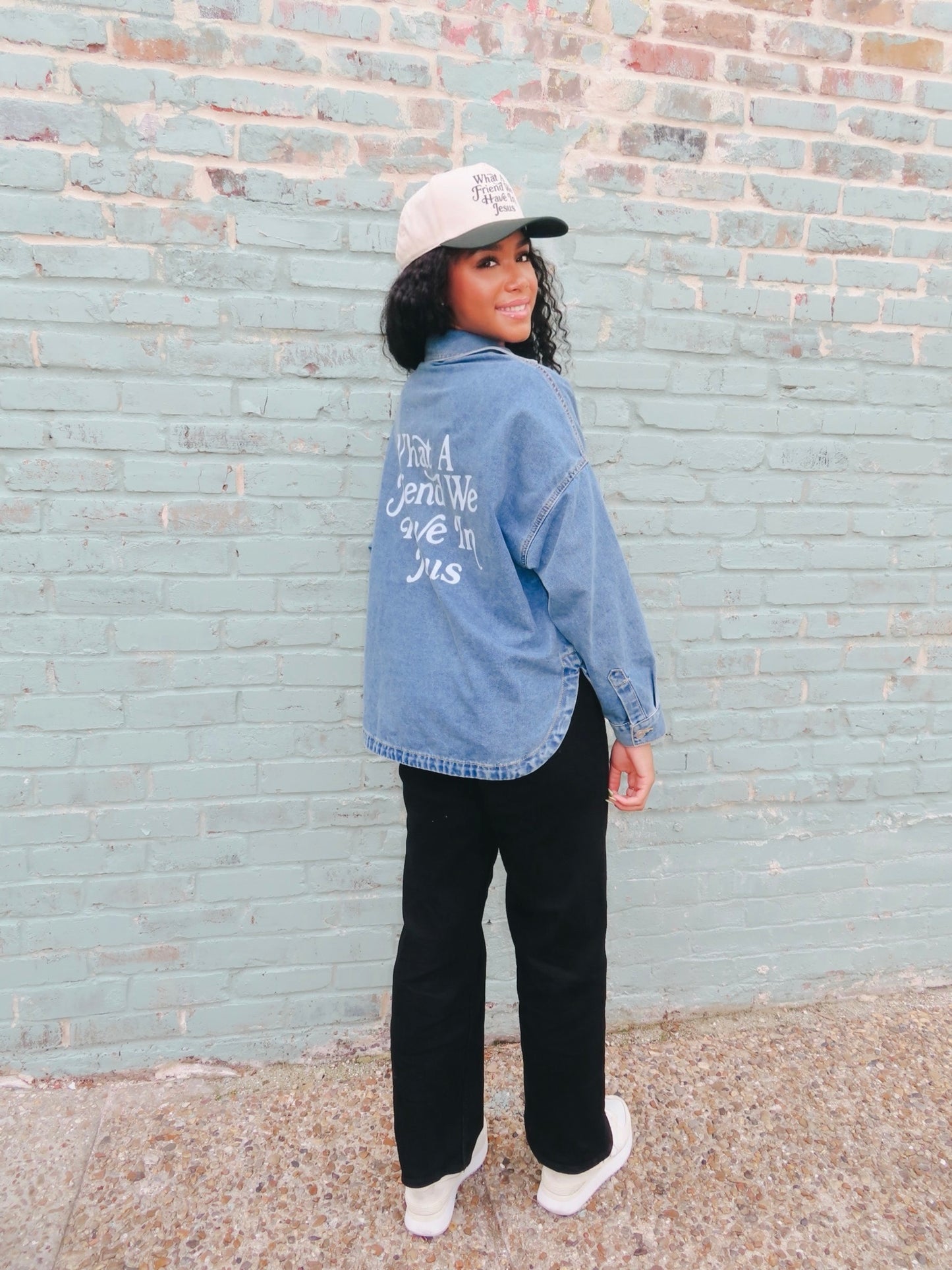 Friend in Jesus Jean Jacket