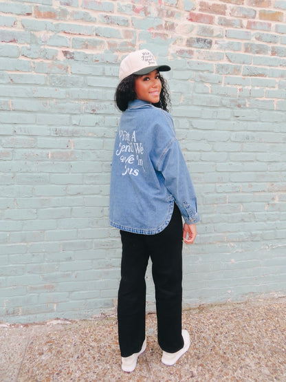 Friend in Jesus Jean Jacket