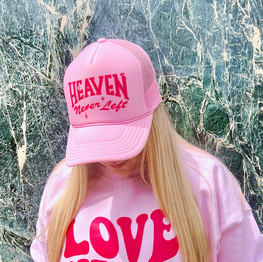 Pink Heaven Never Left Trucker