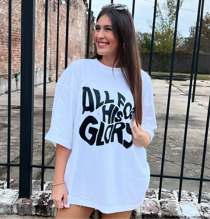 Oversized All For His Glory Tee