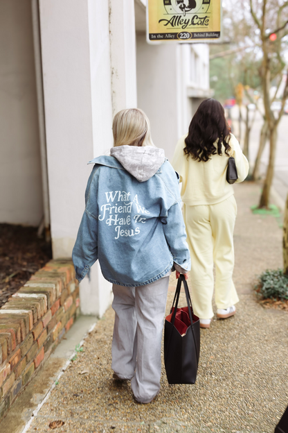 Friend in Jesus Jean Jacket
